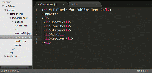 Add from side bar demo